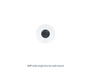 Ubiquiti UniFi Protect AI Theta 8MP or 12MP IP Camera, 37-57V Passive PoE, Wall or Ceiling Mount, Video Compression: H.264 ; MJPG | UVC-AI-Theta