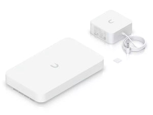 Ubiquiti 10G Multi-WAN UniFi Gateway Fiber with 1*10Gbps SFP+, 4*2.5Gbps LAN, PoE+ (802.3at) output, 1*SFP+, 1*10Gbps Ethernet WAN ports | UXG-Fiber