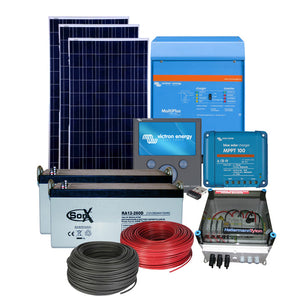 375W / 8.8kw Solar Backup System for Home and Business - consists of - Canadian Solar/Sunsynk/Kodak/Victron/RCT, includes Professional Installation