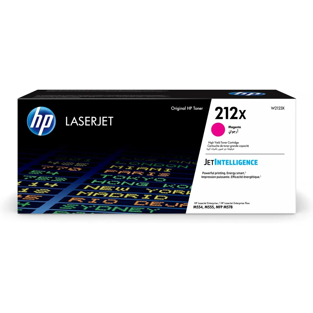 HP 212X High Yield Magenta Original LaserJet Toner Cartridge, page yield: 10000 pages, Printing colours: Magenta, Quantity per pack: 1 pc(s)