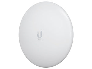 Ubiquiti UISP 60GHz/5GHz Long Range PtMP CPE; Ethernet Ports: 1x 10/100/1000, Antenna Gain: 60GHz: 46dBi ; 5.8GHz: 22dBi | WAVE-LR