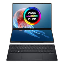 Load image into Gallery viewer, Asus Zenbook Duo UX8406MA-OU93210G0W Notebook 14&#39;&#39; OLED WQXGA+Touch, Grey, Ultra 9 185H, 32GB LPDDR5X Onboard, 1TB SSD, Backpack, Stylus, Win11 Home
