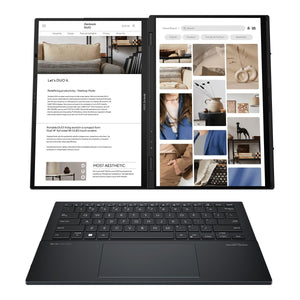 Asus Zenbook Duo UX8406MA-OU93210G0W Notebook 14'' OLED WQXGA+Touch, Grey, Ultra 9 185H, 32GB LPDDR5X Onboard, 1TB SSD, Backpack, Stylus, Win11 Home