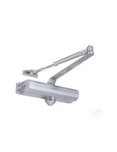 ZKTeco - Access Control Silver Door Closer - medium duty, Door weight: 60 kg - 85 kg, Access Control, Door Accessories, ZK-DoorCLOSER-M