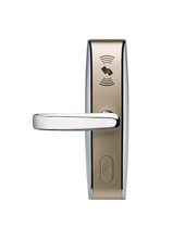 Load image into Gallery viewer, ZKTeco Mifare Hotel Lock, Left Door Lock, Stainless steel, audit trail, warning low battery, Silver, Battery powered, with ZKBiolock Hotel Lock System
