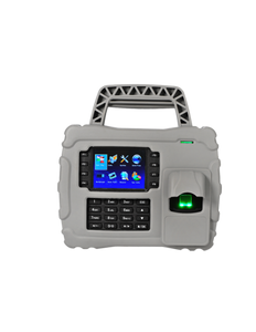 ZKTeco S922 4G Time and Attendance device, features Finger Capacity 50,000; RFID 50,000; IP65, Shock-resistant, Built-in USB port & Battery, BioTime