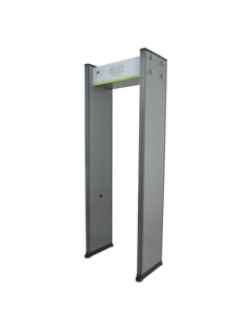 ZKTeco Walk through Metal Detector, 6 detection zones, 100 sensitivity levels, LED Display, Counter for alarm & people, Synchronous sound & LED alarm