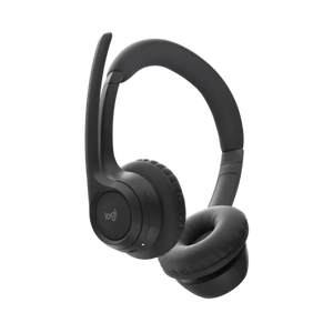 Logitech Headset-Zone 300-Black, emea28i-935, Dual Noise-cancelling Mics, 20-hour Battery, Multi-device Support 981-001407