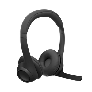 Logitech Headset-Zone 300-Black, emea28i-935, Dual Noise-cancelling Mics, 20-hour Battery, Multi-device Support 981-001407