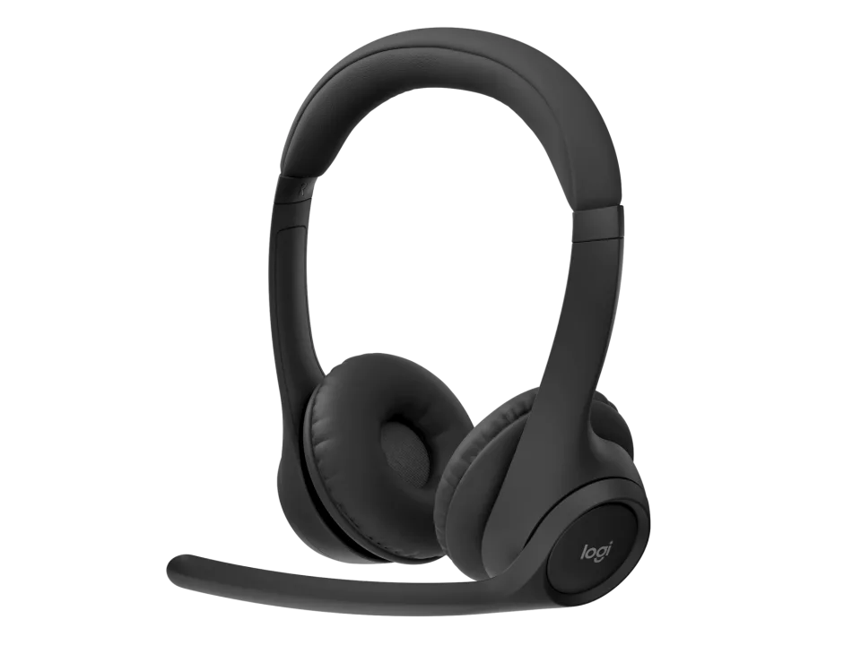 Logitech Zone 305 Bluetooth Headset, Midnight Black, MS Teams, Wireless headset certified for business and ideal for mass deployment