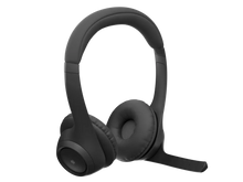 Load image into Gallery viewer, Logitech Zone 305 Bluetooth Headset, Midnight Black, MS Teams, Wireless headset certified for business and ideal for mass deployment
