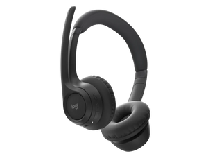 Logitech Zone 305 Bluetooth Headset, Midnight Black, MS Teams, Wireless headset certified for business and ideal for mass deployment
