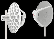 Load image into Gallery viewer, MikroTik LHG 60 ad - Wireless Wire Dish Kit - up to 1.5km coverage - 2 Pack - featuring 1GB FDD Link, Pair of pre-configured LHG G-60ad for 60Ghz link
