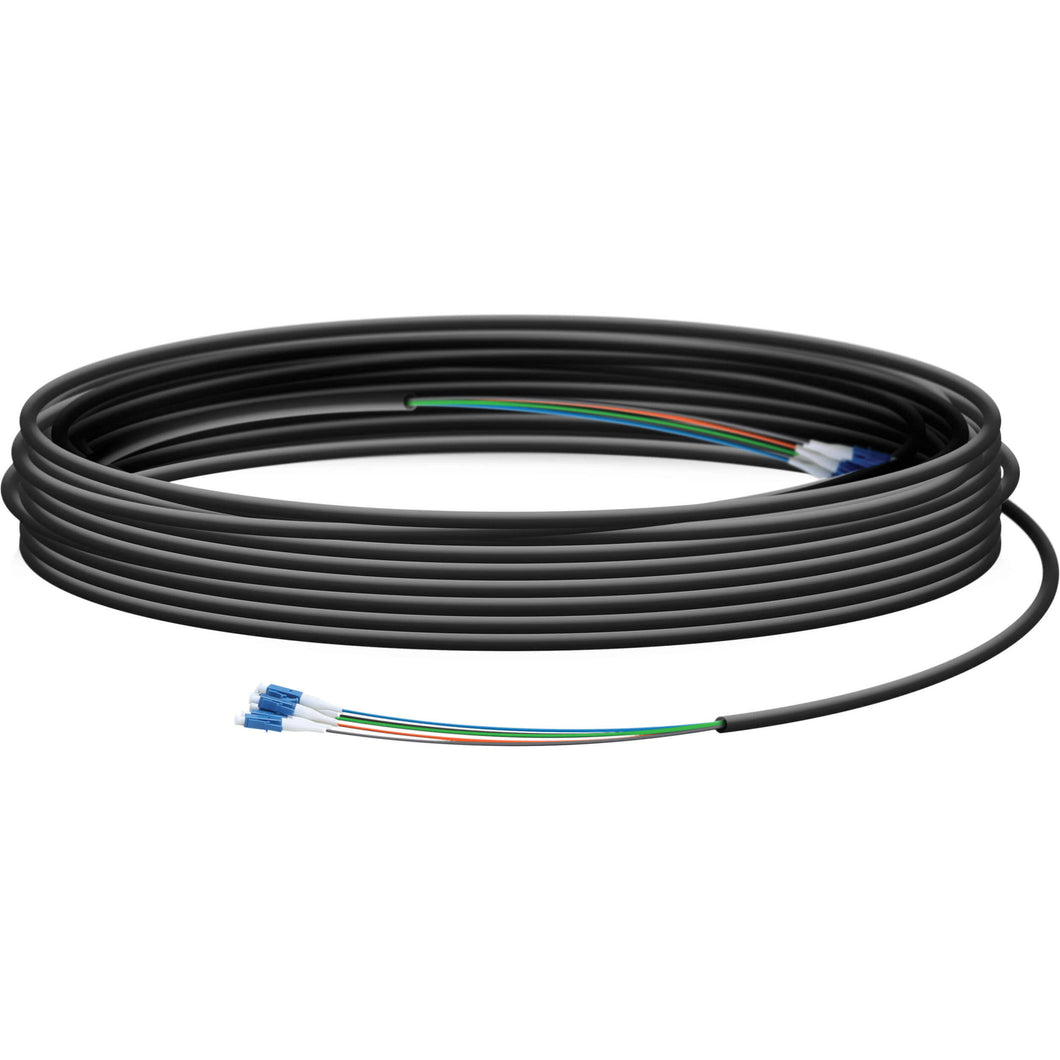 Ubiquiti UFiber Cable - Single Mode, 60m, steel‑armored FiberCable, lightweight and flexible, Available in 100, 200, and 300 ft lengths, MOQ 5 units