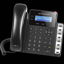 Load image into Gallery viewer, Grandstream GS-GXP1628 2-Line Desk VoIP Phone, 2 SIP accounts, 2 line keys, 3-way conferencing, POE, HD Audio, 2x Gigabit LAN, 8 BLF keys, Backlit LCD

