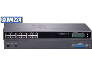 Grandstream GS-GXW4224 24 port FXS VoIP Gateway, PBX, featuring 24x Ports FXS SIP Gateway, Supports Gigabit Ethernet, with LCD Screen, Rackmountable