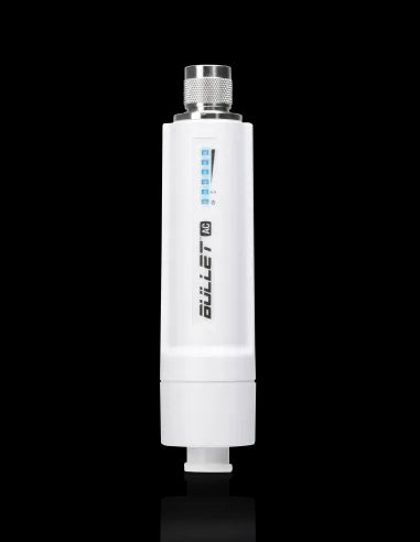 Ubiquiti UISP airMAX Bullet, Dual-Band AC (No PoE), Requires 24V PoE Injector, fully integrated radio, delivers up to 300+ Mbps Real TCP/IP throughput