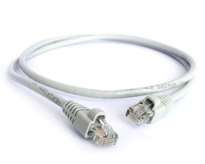 Acconet CAT5e UTP Flylead, 0.5 Meter, Straight (T568B) Stranded Cable, Moulded Boots and Plugs, Grey, Cabling & Racks, LAN Cable & Connectors, Flylead