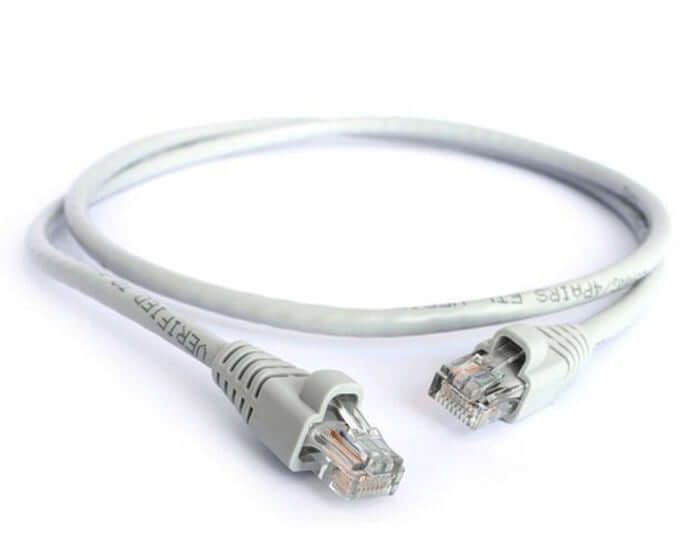 Acconet CAT5e UTP Flylead, 0.5 Meter, Straight (T568B) Stranded Cable, Moulded Boots and Plugs, Grey, Cabling & Racks, LAN Cable & Connectors, Flylead