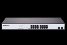 Load image into Gallery viewer, Bdcom 16-Port Gigabit PoE Switch, 330W, 16 x Gb PoE Ports and 4 x SFP Ports, Layer 2 Managed Switch, supports manual and dynamic PoE power allocation
