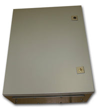 Load image into Gallery viewer, Acconet Metal IP55 Weatherproof Enclosure (500 x 400 x 210), Beige, Surface Mount Lockable Doors, Cabling, Cabinets &amp; Racks, Waterproof Enclosures
