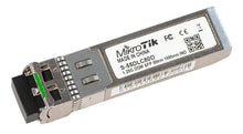 Load image into Gallery viewer, MikroTik Multi-mode SFP Module, 1.25Gbps SFP transceiver with a 850nm Dual LC connector, for up to 550 meter Multi Mode fiber connection, with DDM UPC
