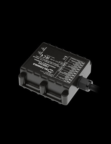 Teltonika professional waterproof tracker with internal high gain GNSS/GSM antennas, Bluetooth, GPS, Micro-USB, 2 status LED lights, SIM, 128MB memory
