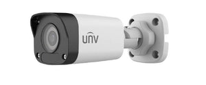 UNV Ultra H.265 A 2MP Mini Fixed Mini Bullet Plastic Camera, up to 30 FPS, No Analytics, PoE, IR 30m, 2.8mm lens, IP67, Motion and intrusion detection