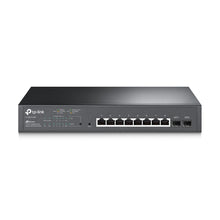 Load image into Gallery viewer, TP-link JetStream 10-Port Gigabit PoE+ Smart Switch, 8×Gb PoE+ Ports, 2×Gb SFP Slots 150W PoE Power, 1U 13-inch Rack-mount, Integration with Omada SDN
