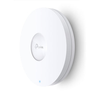 TP-Link AX1800 Ceiling Mount Dual-Band Wireless Access Point, 574Mbps at 2.4 GHz + 1201Mbps at 5GHz, 1x Gb LAN, 1000+ Clients, 802.3at PoE and 12V DC