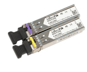 MikroTik Single-mode SFP Module Transceiver, with 80 Kilometers (80Km) Dual LC-Connector, 1.25Gbps speed, Dual LC, UPC, DDMI, 1550nm