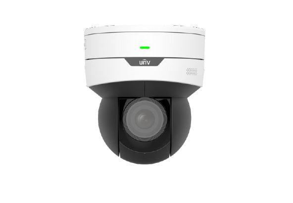UNV Ultra H.265 5MP WDR Starlight Indoor Mini PTZ (5 x Optical Zoom) Camera, Analytics, 12V DC, PoE, Smart IR 30m, 2.7-13.5mm, SD Slot 256GB, Mic, SIP