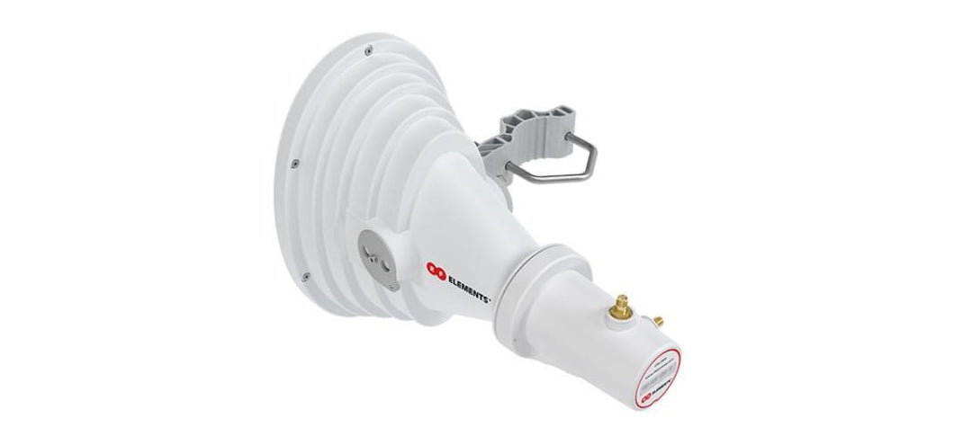 RF Elements 45 Degree StarterHorn Antennas, Asymmetrical Horn Antenna, 5150MHz - 5950 MHz, Gain 17 dBi, 45 degree, RP-SMA female connector interface