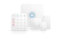 Load image into Gallery viewer, Ring Security Alarm 5 Piece Home Security Kit, Includes Base station, Keypad, Motion Detector, Window/Door Sensor, Range Extender, IoT Smart Home Kit
