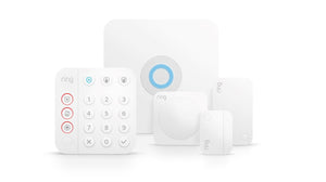 Ring Security Alarm 5 Piece Home Security Kit, Includes Base station, Keypad, Motion Detector, Window/Door Sensor, Range Extender, IoT Smart Home Kit