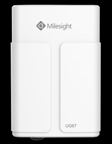 Milesight LoRaWAN Gateway - Non-LTE, Wi-Fi / PoE PD, 1x WAN (10/100/1000Mbps), Built in Network Server, IP67 rated, IoT & Smart Home