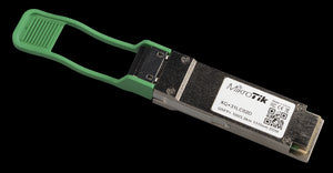 MikroTik QSFP28 100G module SM 2km 1310nm - 4 independent full-duplex channels, with up to 25 Gbps per channel bandwidth, 100 Gbps Aggregate bandwidth