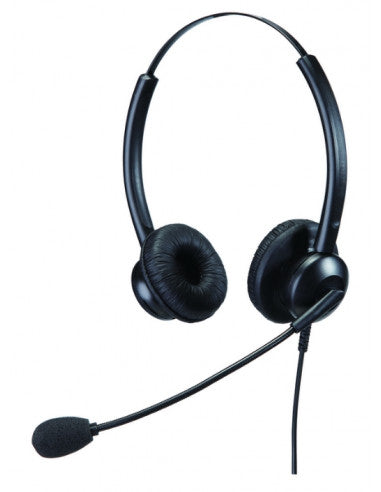 Talk2 ECO Range Binaural Headset with flexible adjustable Microphone, Buy with TT-OPLQD009 or TT-QDUSB-2, Telephony, Headsets, Binaural Headsets