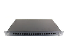 Load image into Gallery viewer, Acconet Fibre Patch Panel 24 port, Unpopulated, 19-inch drawer, Fibre Optics, Fibre Enclosures, ideal for Connectivity and Networking Installations
