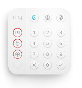 Ring Alarm Keypad V2 Series, Add to Ring Alarm Kit, Mountable Ring keypad to any flat /house wall, IoT & Smart Home, Ring, Ring Alarm