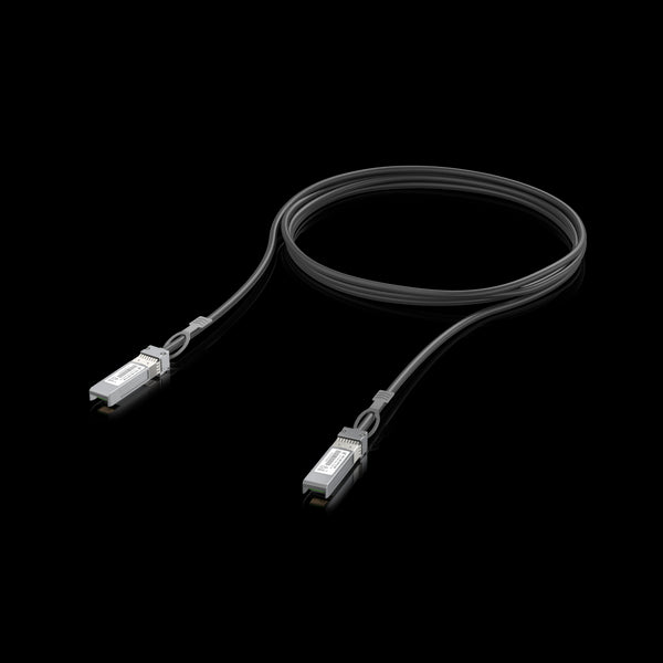 Ubiquiti UniFi - 10 Gbps Direct Attach Cable, 3 Meters, Maximum 10Gbps throughput,  SFP+ to SFP+ connector, Passive copper cable - DAC-SFP10-3M