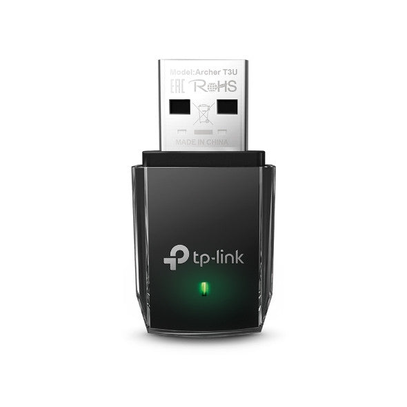 TP-Link AC1300 Mini Wi-Fi MU-MIMO USB Adapter, Mini Size, 867Mbps speed at 5GHz + 400Mbps speed at 2.4GHz, USB 3.0 wireless Adapter, indoor WiFi