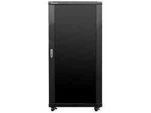 Linkbasic 22U 600mm Deep Server Cabinet, 2x Fans & 2x Shelves (included), Cold Rolled Steel & Powder Coated, Free Standing, 1166 x 600 x 600mm (H×W×D)