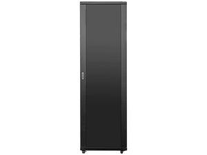 Linkbasic 42U 800mm Deep Cabinet 4 Fans & 3 Shelves, Cold Rolled Steel and Powder Coated, Free Standing, supplied flat-packed, 2000×600×800mm (H×W×D)