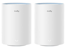 Load image into Gallery viewer, Cudy Dual Band AC 1200Mbps Fast Ethernet Mesh 2 Pack, 802.11ac WiFi 5 mesh system, with 2 x Fast Ethernet Ports - integrated antennas | M1200 (2-Pack)
