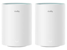 Load image into Gallery viewer, Cudy Dual Band AC 1200Mbps Gigabit Mesh 2 Pack, Ethernet Ports: 2x10/100/1000 (Per Mesh Point), 2x 4dBi Internal Antennas, 12V 1A PSU | M1300 (2-Pack)
