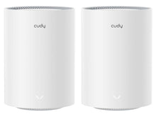 Load image into Gallery viewer, Cudy Dual Band WiFi 6 1800Mbps Gigabit Mesh 2 Pack, 802.11ax WiFi 6 mesh system, featuring 2xGbit Ethernet Ports, integrated antennas | M1800 (2-Pack)
