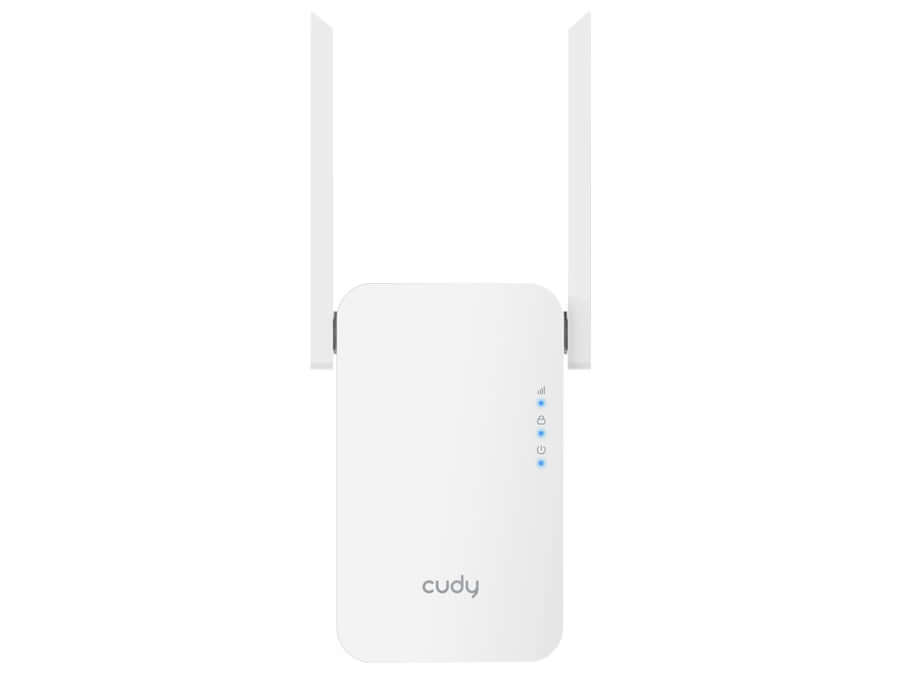 Cudy Dual Band AC 1200Mbps Fast Ethernet Range Extender, 802.11ac WiFi 5 extender, featuring 1xFast Ethernet Ports, 2x5dBi high gain antennas | RE1200