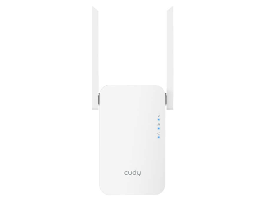 Cudy Dual Band WiFi 6 1800Mbps Gigabit Range Extender, 802.11ax WiFi 6, featuring 1xGbE Ports, 2x 5dBi high gain antennas, aggregate 1775Mbps | RE1800