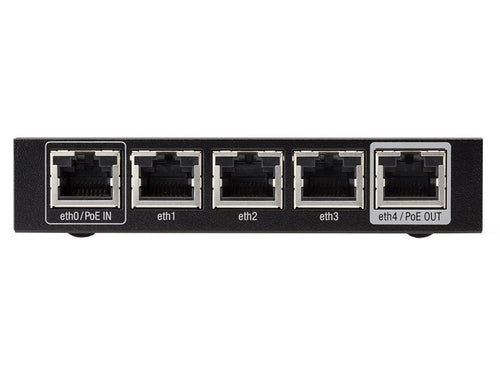Ubiquiti UISP EdgeRouterX 5 Port Gigabit Router, 5x 10/100/1000 Ethernet Ports, 12V 0.5A Power Supply (Included), Dual-Core 880MHz; MIPS1004Kc | ER-X - Let's Fibre Technologies 